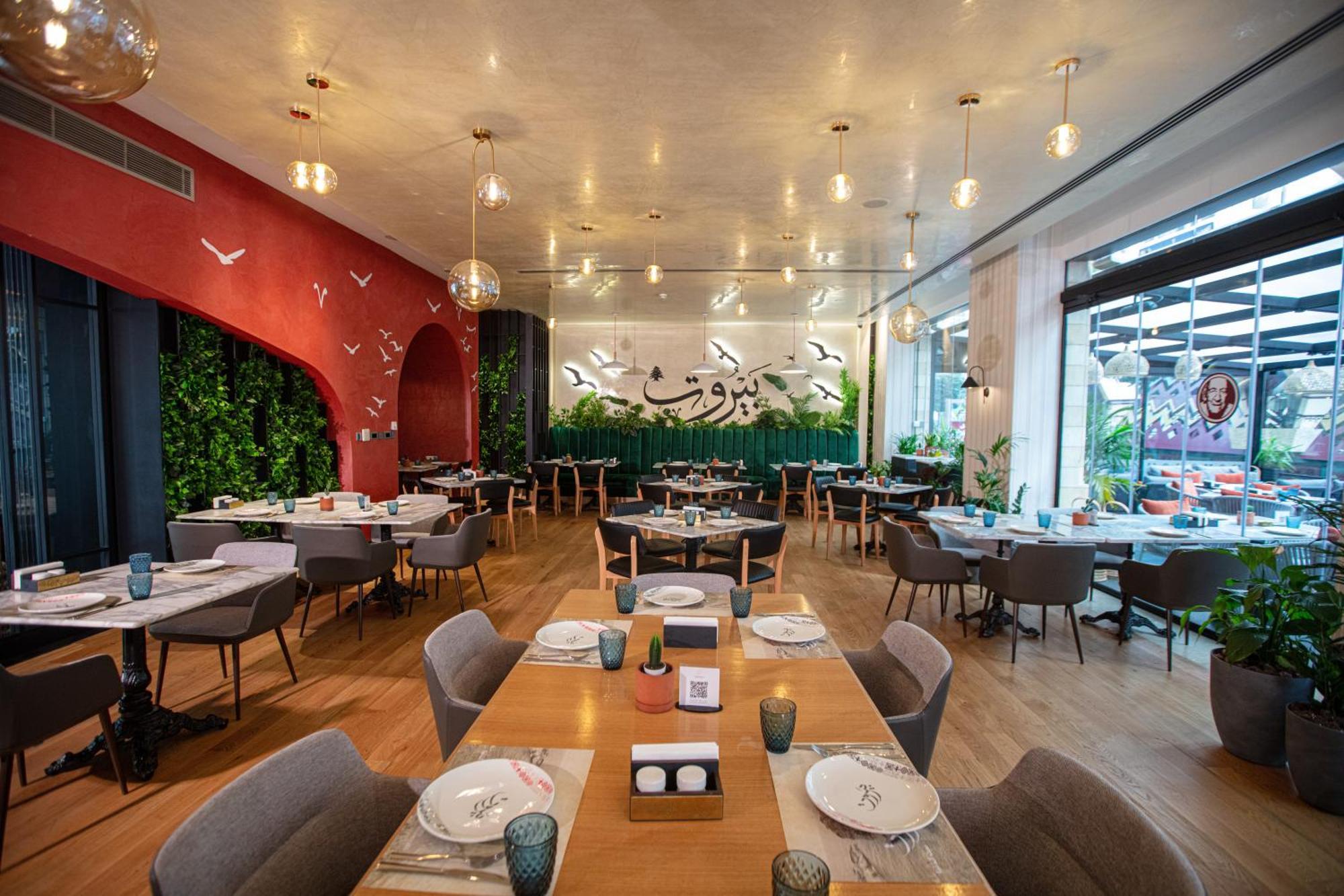 The Abdali Boulevard Hotel Amman Dış mekan fotoğraf Restaurant interior